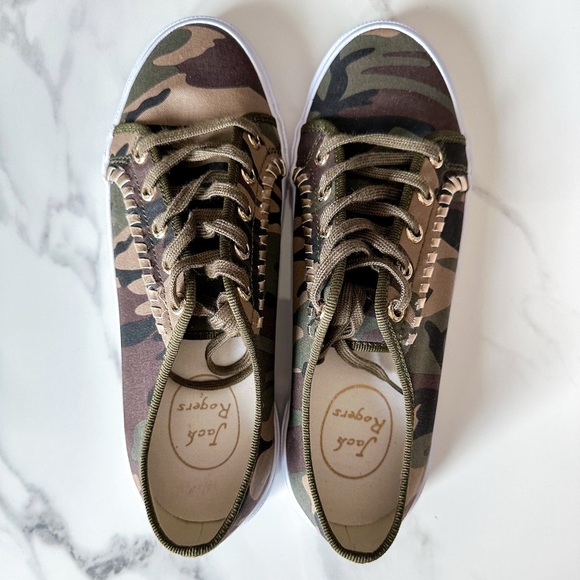 Jack Rogers Carter Camo Sneakers Sz 7 - Picture 4 of 9